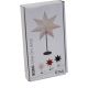 Украшение новогоднее "Звезда на подставке Бобо" STAR TRADING 233-50