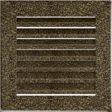 Каминная решетка Решетка FRESH черно-золотая 17x17 Kratki