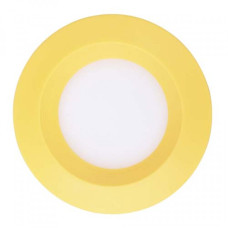 Світлодіодний LED світильник Feron AL525 3W круг 240Lm 5000K 90*26mm жовтий