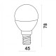 Светодиодная лампа P45-5W-Y-E14