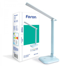 Настольный светодиодный светильник Feron DE1725 голубой