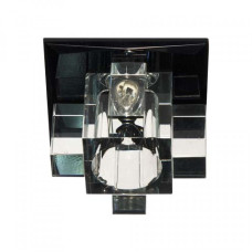 Вбудований світильник Feron 1525 JCD9 G9 35W багатогранник прозорий чорний