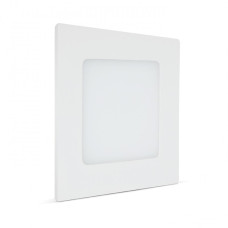 Світлодіодний LED світильник Feron AL511 6W квадрат 360Lm 4000K 121*14mm білий