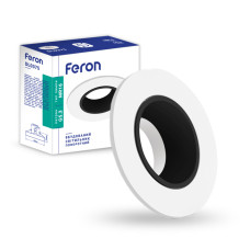 Встраиваемый поворотный светильник Feron DL0375 белый-черный